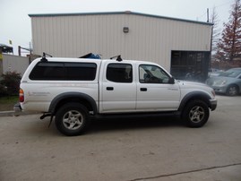 2003 TOYOTA TACOMA SR5 WHITE DOUBLE CAB 3.4L AT 4WD Z18447